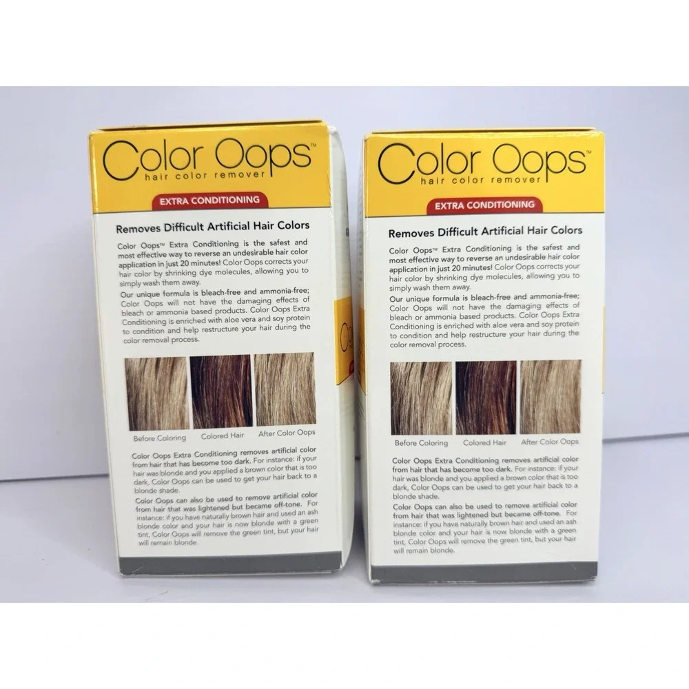 Color Oops Extra Conditioning Hair Color Remover All Hair Colors 2PK